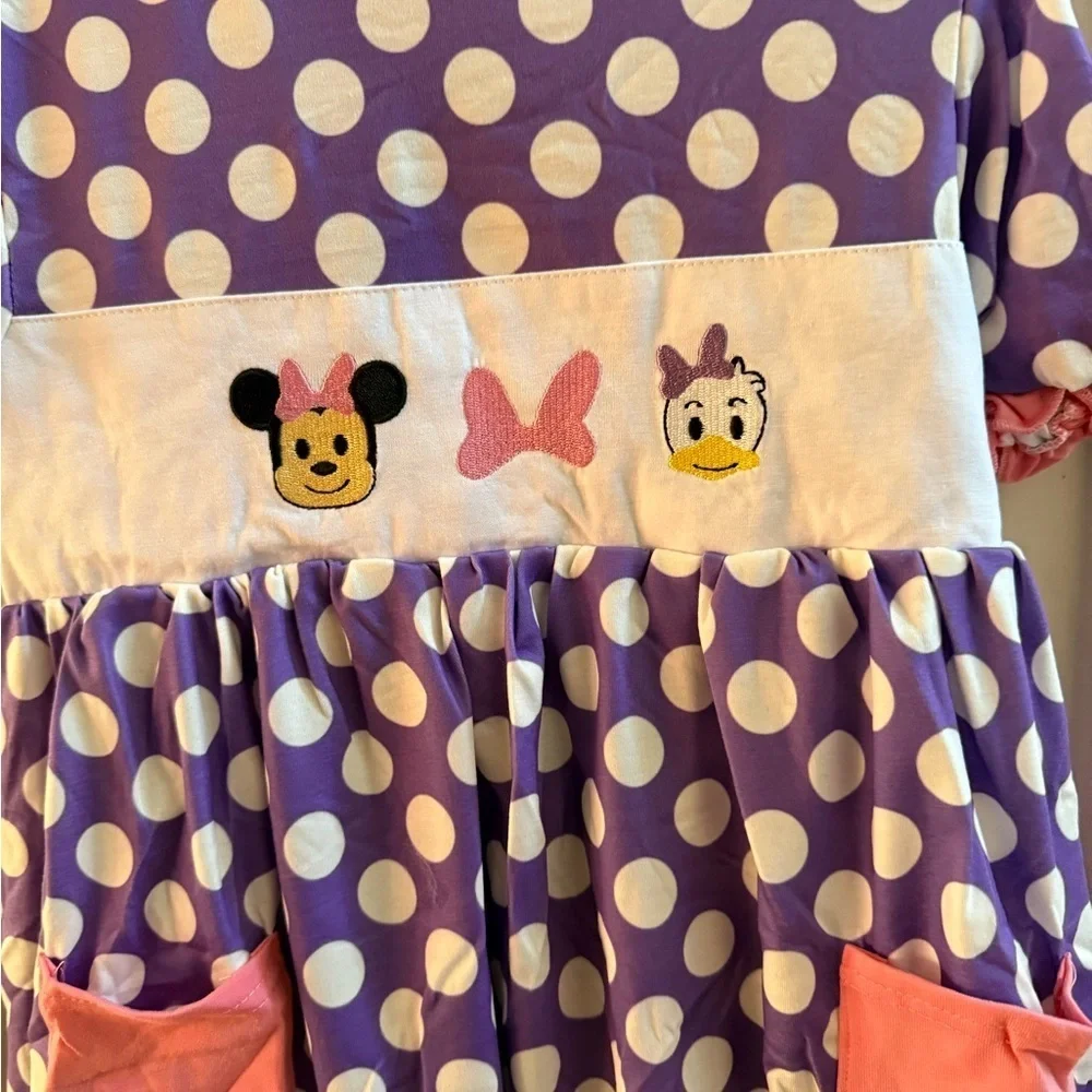 New Boutique Magical Friends Embroidered Outfit
